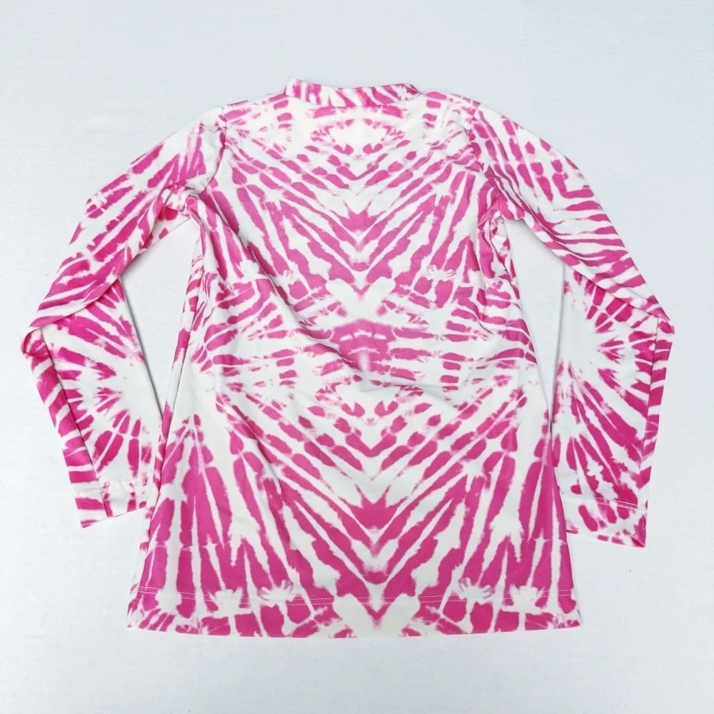 Mikoh - Pink Tie Dye Rashguard